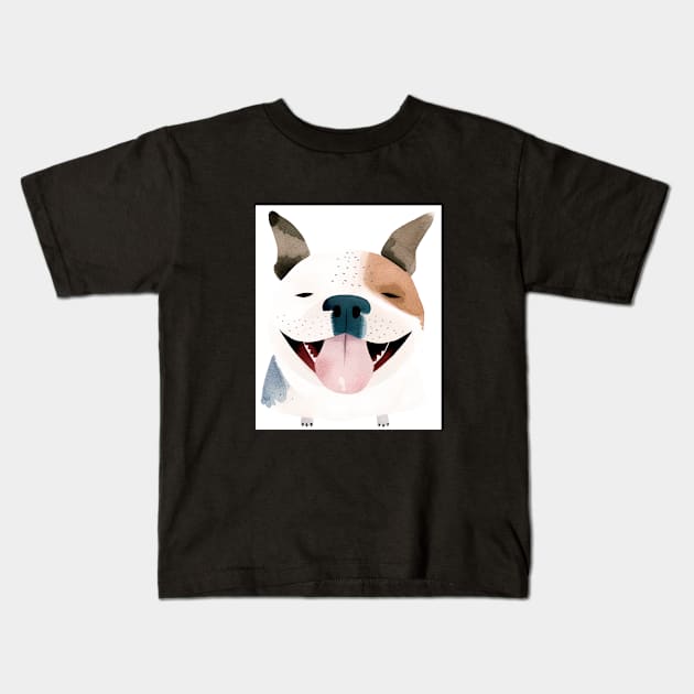 Bulldog French Kids T-Shirt by KingKachurro